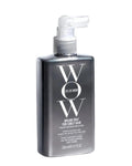Color Wow Dreamcoat for Curly Hair, a sleek gray rectangular bottle with a clear spray nozzle.