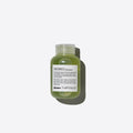 Davines MOMO Shampoo, 75ml, in a small, translucent green bottle with a clear flip-top cap.