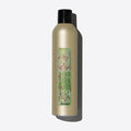 Davines Strong Hold Hair Spray in a 400ml gold aerosol can with a black cap and green floral label.