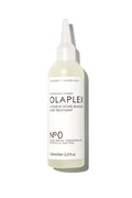 Olaplex No. 0 Intensive Bond Building Treatment, a clear 155ml bottle with a white label and pointed applicator.