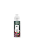 R+Co Centerpiece All-In-One Elixir Spray MINI, a white 1.5 oz bottle with a dark floral design.