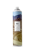 R+Co Death Valley Dry Shampoo, 6.3 oz aerosol can with desert mountain landscape design and white cap.