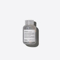 Davines VOLU Shampoo, 75ml, in a clear plastic bottle with white label, for volumizing fine hair.